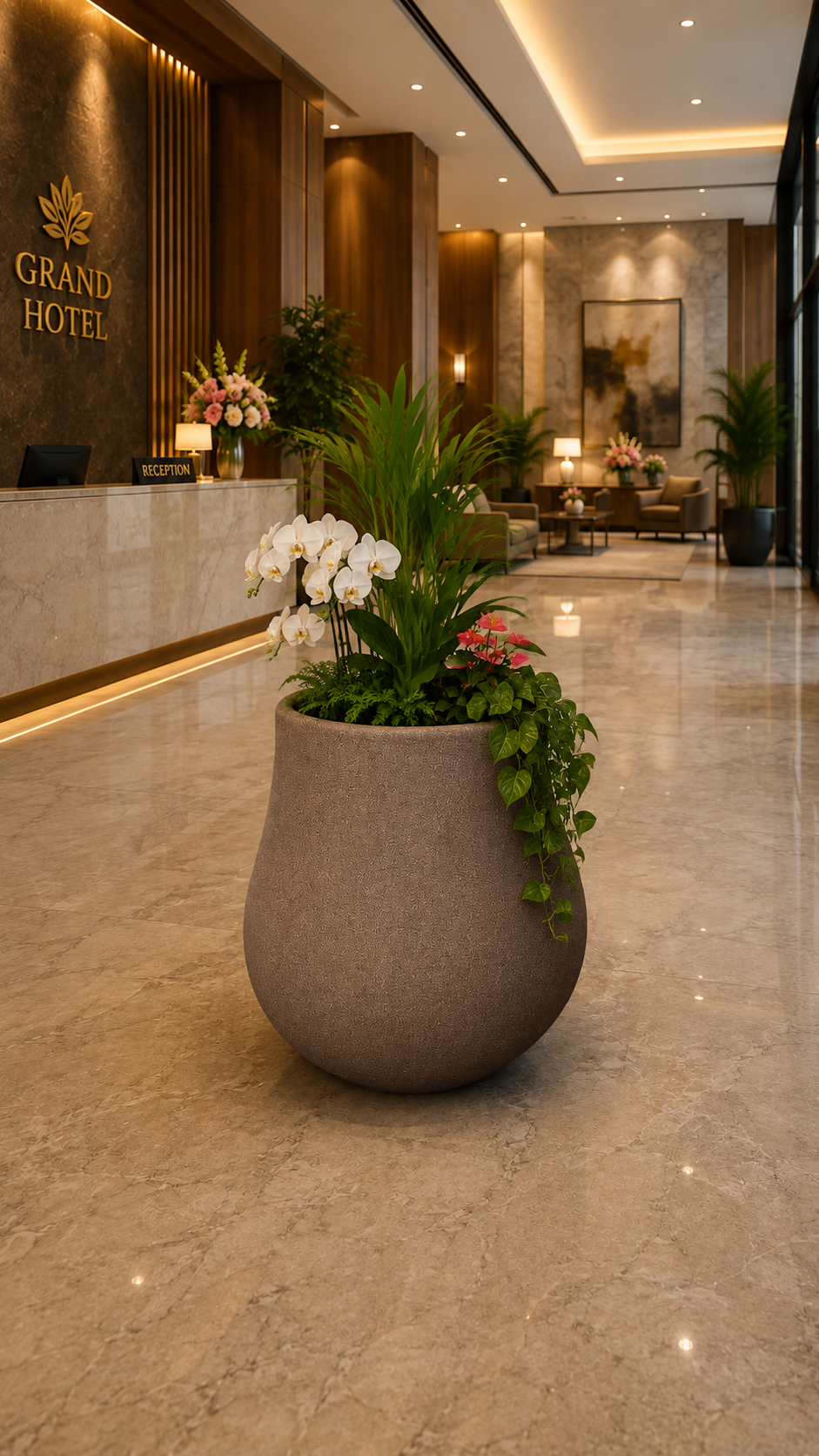 Amora FRP Planter- Large - Premium Planter at Hemkesh Group
